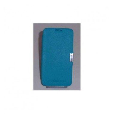 BQ Aquaris 4.5 Flip cover con iman carcasa Azul celeste