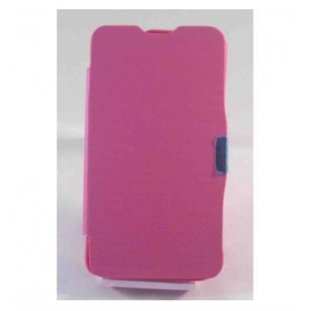 BQ Aquaris 5 Flip cover con iman carcasa rosa