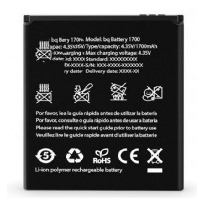 Bateria premium BQ Aquaris E4 1700mAh de desmontaje