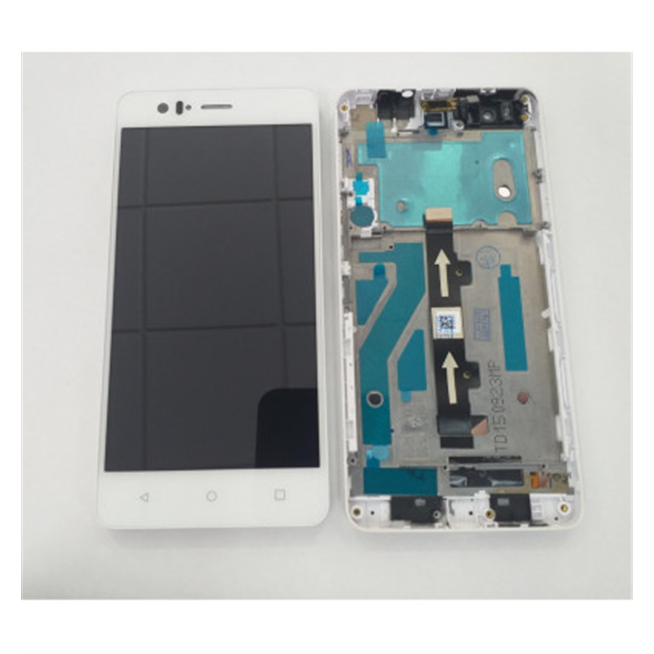 Pantalla LCD para Bq Aquaris M5 mas tactil blanco mas marco blanco