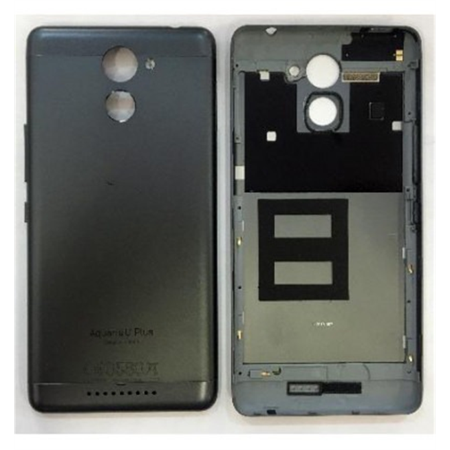 Bq Aquaris U Plus tapa bateria negra