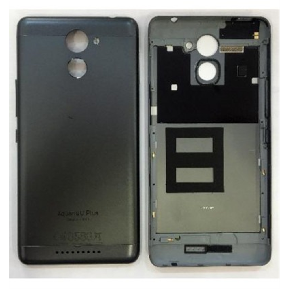 Bq Aquaris U Plus tapa bateria negra