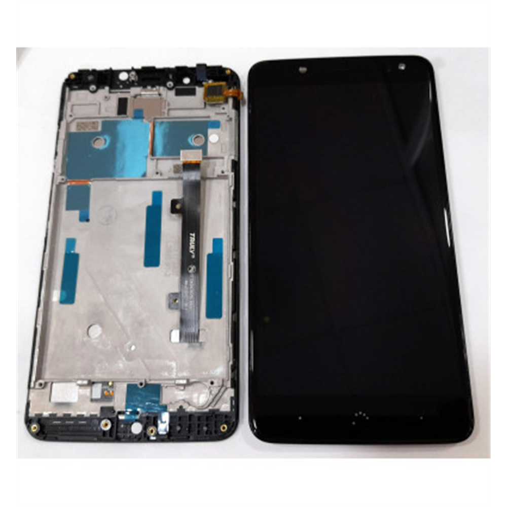 Pantalla lcd para BQ Aquaris V Plus VS Plus TFT5K2475FPC-A1-E mas tactil negro mas marco negro calidad premium