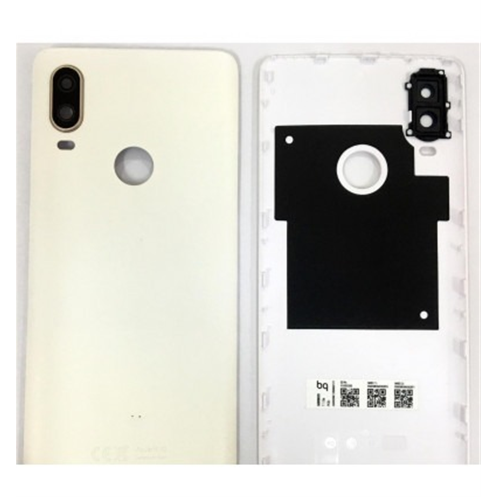 Bq Aquaris X2 X2 Pro tapa trasera blanca + lente camara