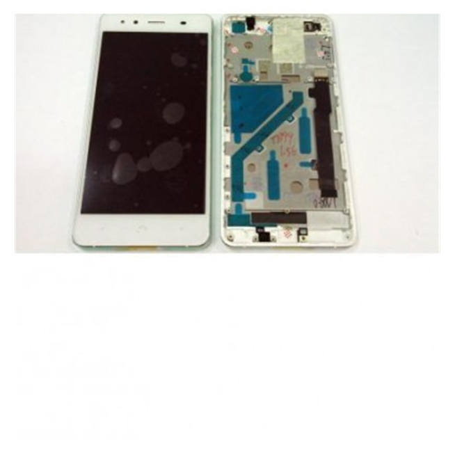 BQ Aquaris X5 5k1465 s90723 pantalla lcd + tactil blanco + marco gris premium