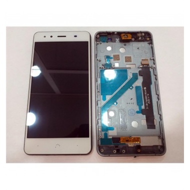 BQ Aquaris X5 5k1465  pantalla lcd + tactil blanco + marco gris oscuro