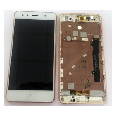 Bq Aquaris X5 TFT5K1465FPC-B1-E pantalla lcd + tactil blanco + marco rosa premium