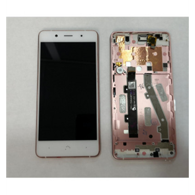 Pantalla LCD para BQ Aquaris X5 Plus mas tactil blanco mas marco rosa