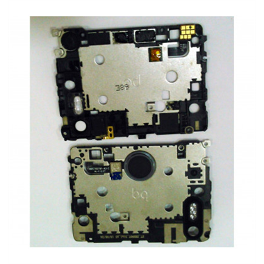 Tapa placa trasera negra para BQ Aquaris X5 Plus mas boton home mas lente camara