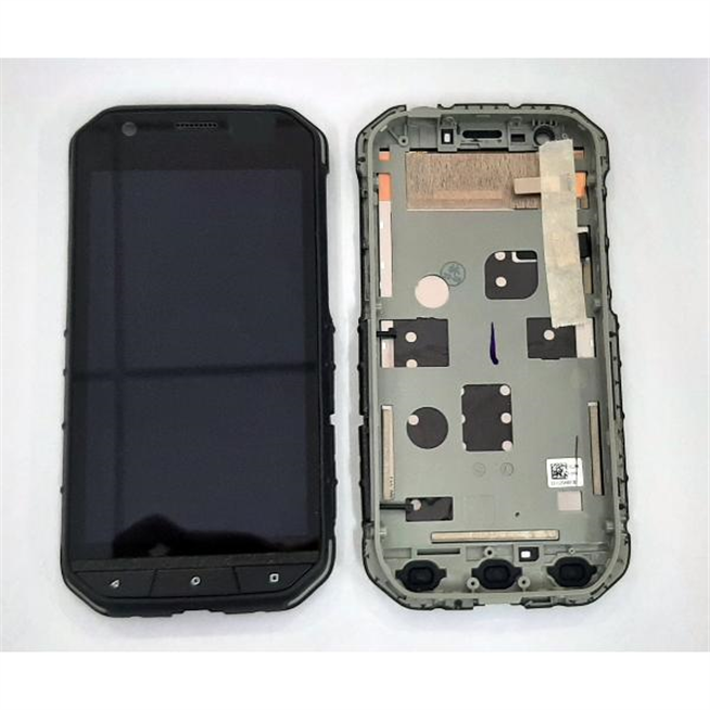 Pantalla lcd para Caterpillar Cat S31 mas tactil negro mas marco verde calidad premium