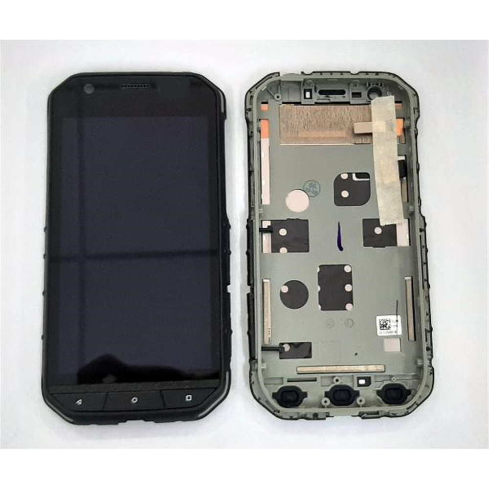 Pantalla lcd para Caterpillar Cat S31 mas tactil negro mas marco verde calidad premium