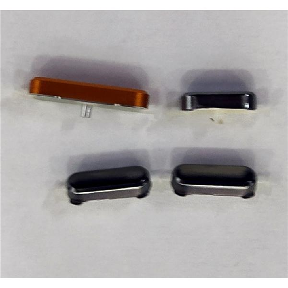 Set 4 botones negros para Caterpillar Cat S48c calidad premium