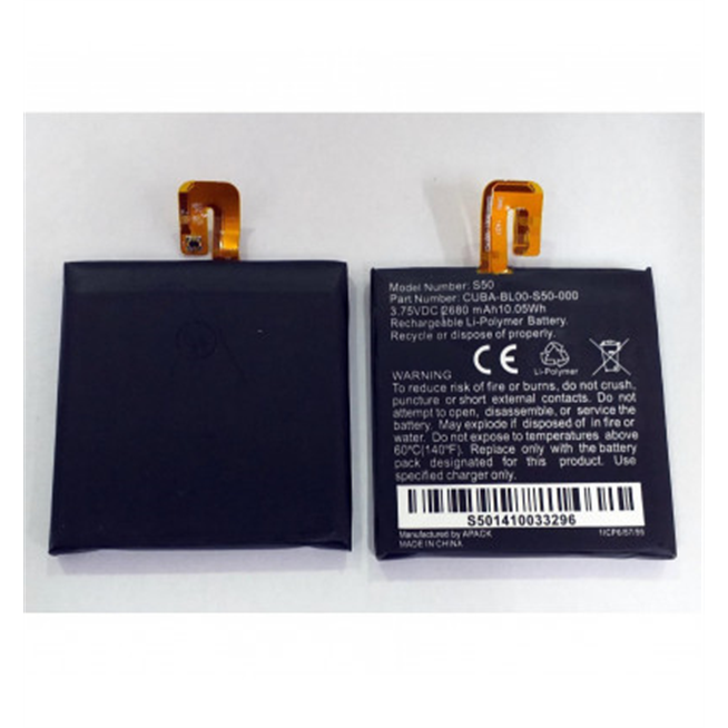 Bateria para Caterpillar Cat S50 CUBA-BL00-S50-000 3.75VDC 2680mAh 10.05Wh