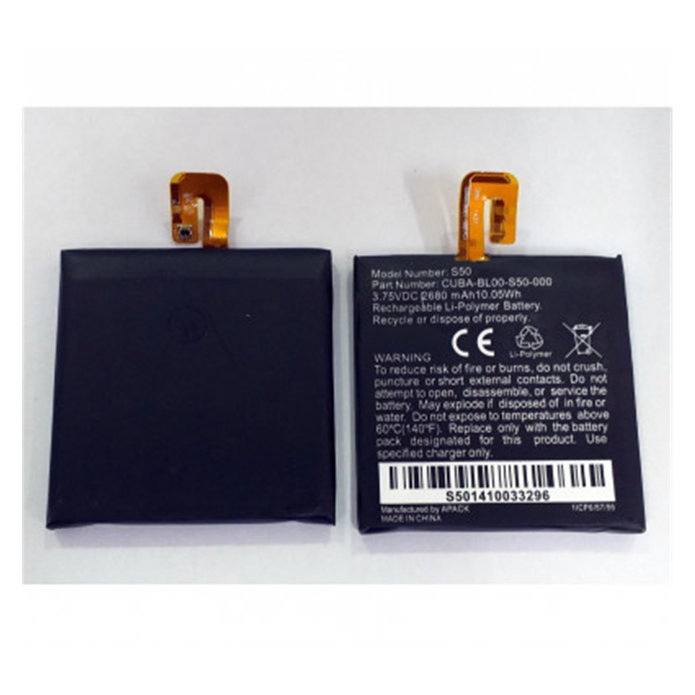 Bateria para Caterpillar Cat S50 CUBA-BL00-S50-000 3.75VDC 2680mAh 10.05Wh