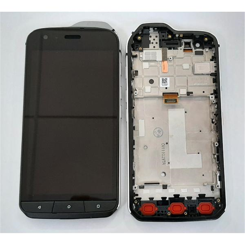 Caterpillar Cat S61 pantalla lcd + tactil negro + marco plata