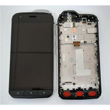 Caterpillar Cat S61 pantalla lcd + tactil negro + marco plata