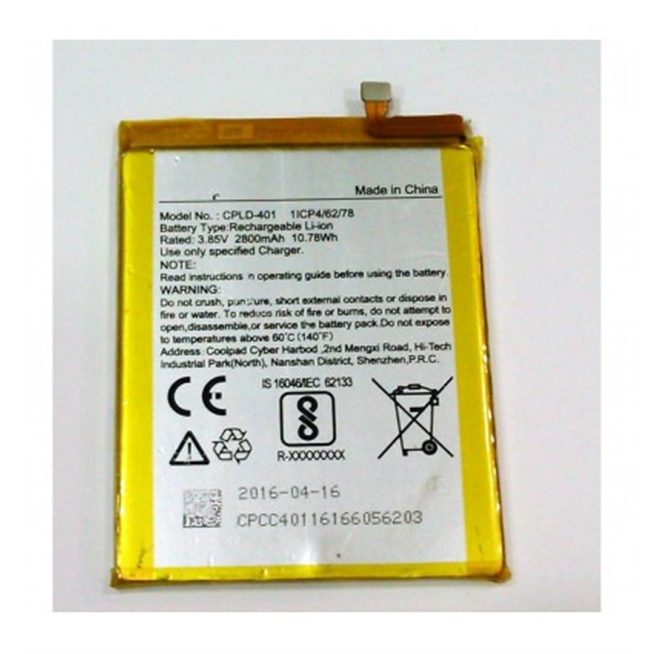 Bateria premium CPLD-401 Coolpad Max A8 A8-930 A8-831 desmontaje