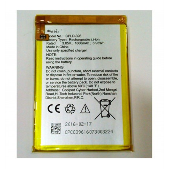 Bateria premium CPLD-396 Coolpad torino S E561 desmontaje