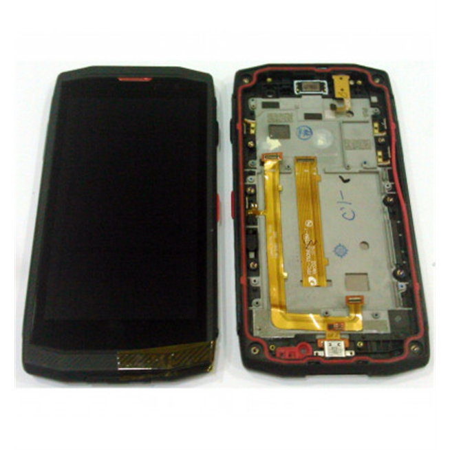 Pantalla lcd para Crosscall Trekker X3 mas tactil negro mas marco negro calidad premium