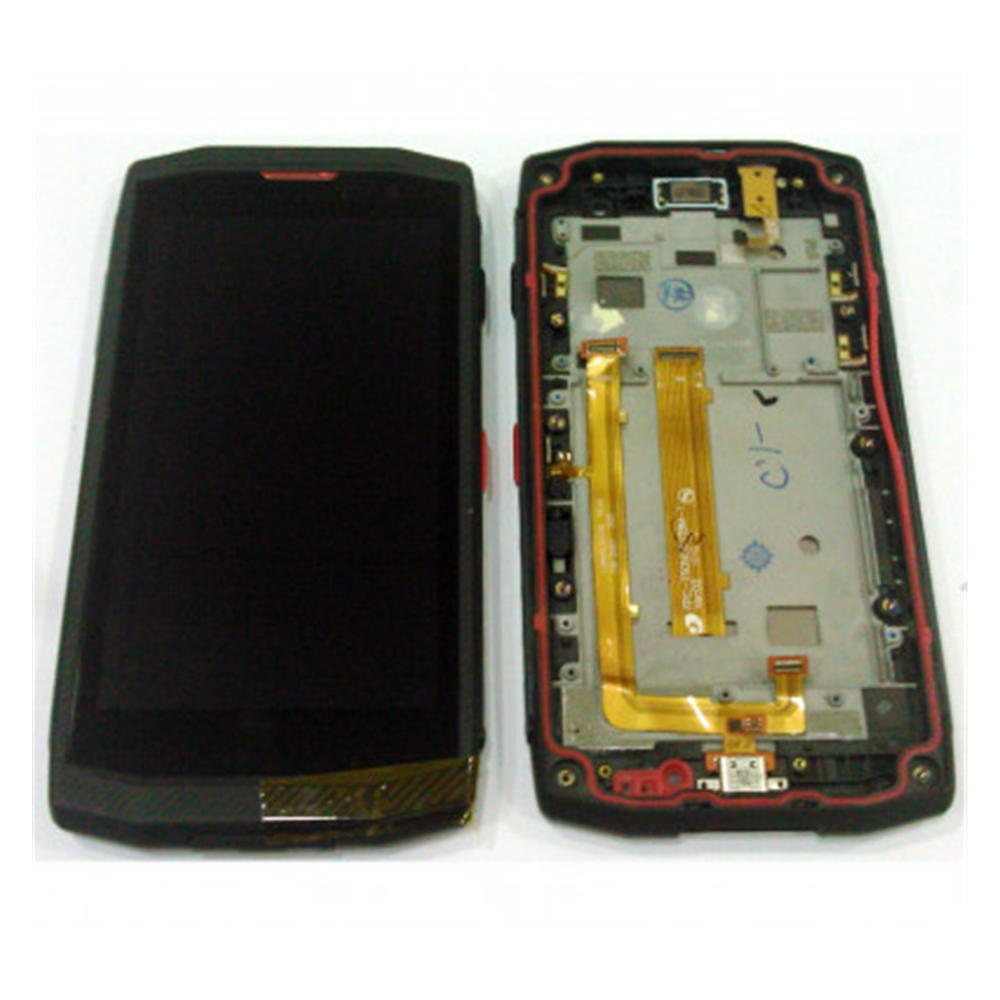 Pantalla lcd para Crosscall Trekker X3 mas tactil negro mas marco negro calidad premium