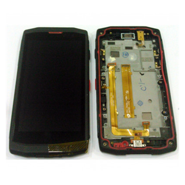 Pantalla lcd para Crosscall Trekker X3 mas tactil negro mas marco negro calidad premium