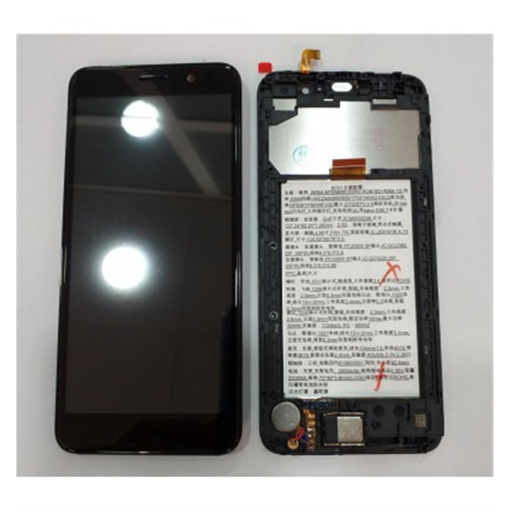 Cubot J3 2018 pantalla lcd + tactil negro + marco negro premium