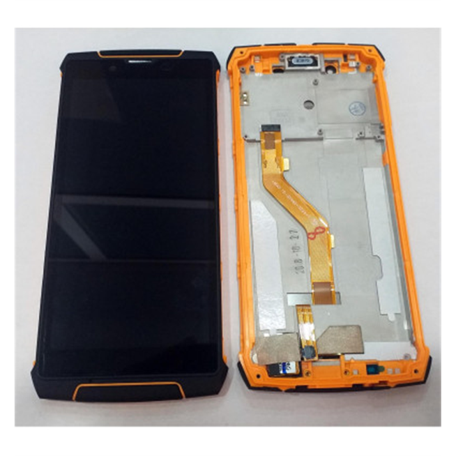Cubot King Kong 3 pantalla lcd + tactil negro + marco naranja