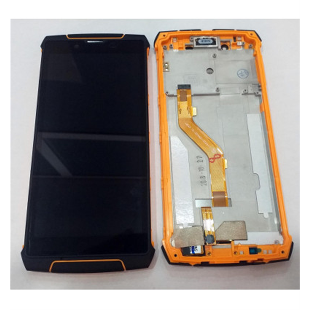 Cubot King Kong 3 pantalla lcd + tactil negro + marco naranja