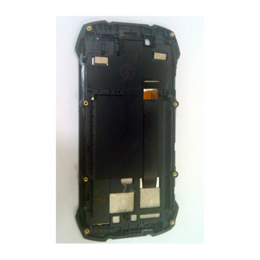 Pantalla lcd para Cubot King Kong Mini mas tactil negro mas marco naranja calidad premium