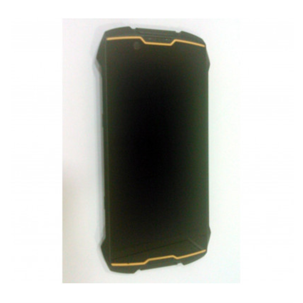Pantalla lcd para Cubot King Kong Mini mas tactil negro mas marco naranja calidad premium