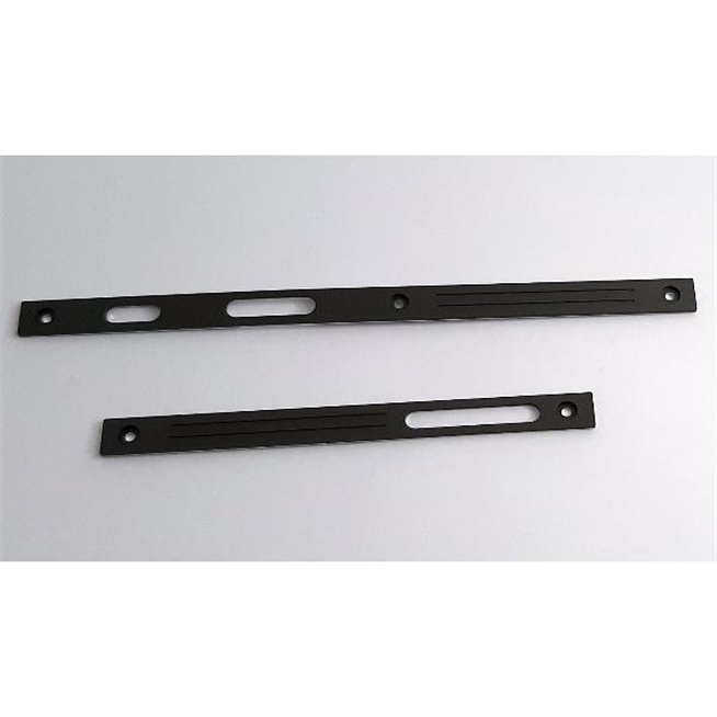 Set 2 embellecedor lateral negro para Cubot King Kong Power calidad premium