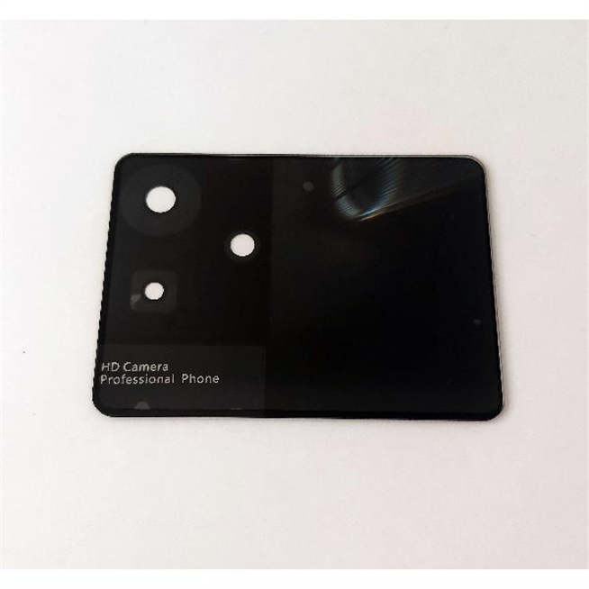 Cristal embellecedor trasero negro para Cubot Note 21 calidad premium