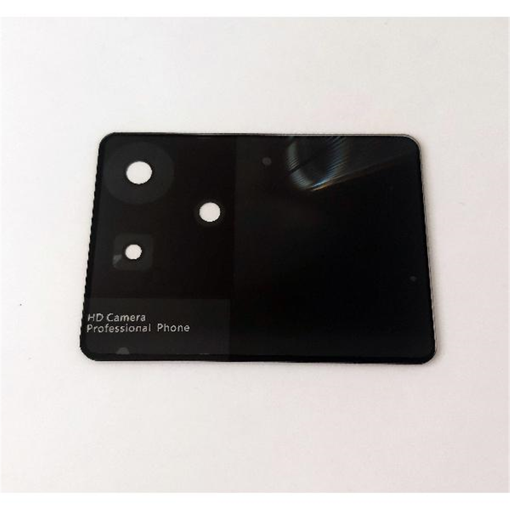 Cristal embellecedor trasero negro para Cubot Note 21 calidad premium