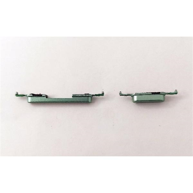 Set 2 botones verdes para Cubot Note 50 calidad premium