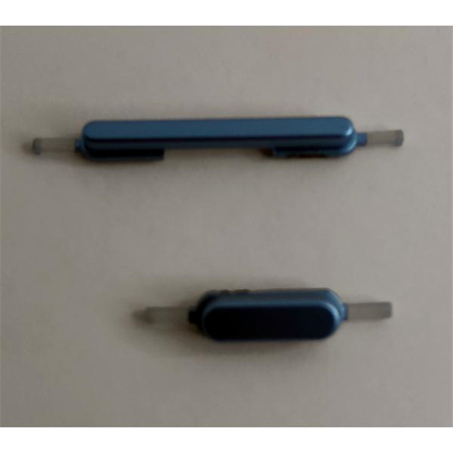 Set 2 botones azules para Cubot P80 calidad premium