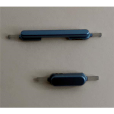 Set 2 botones azules para Cubot P80 calidad premium