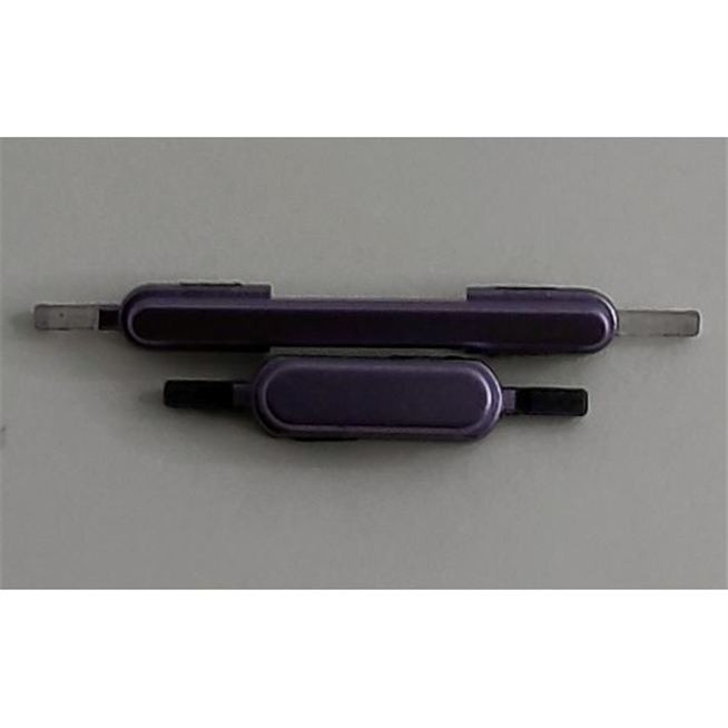 Set 2 botones purpura para Cubot P80 calidad premium