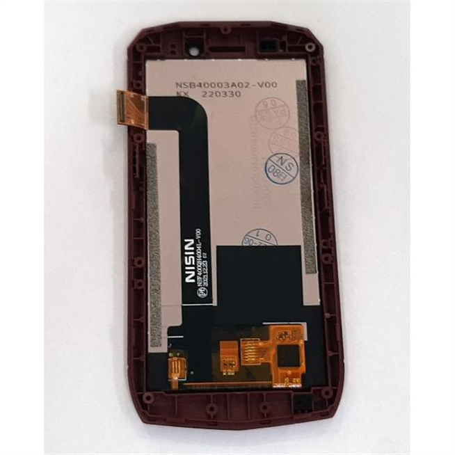 Pantalla lcd para Cubot Pocket mas tactil negro mas marco rojo calidad premium