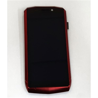 Pantalla lcd para Cubot Pocket mas tactil negro mas marco rojo calidad premium