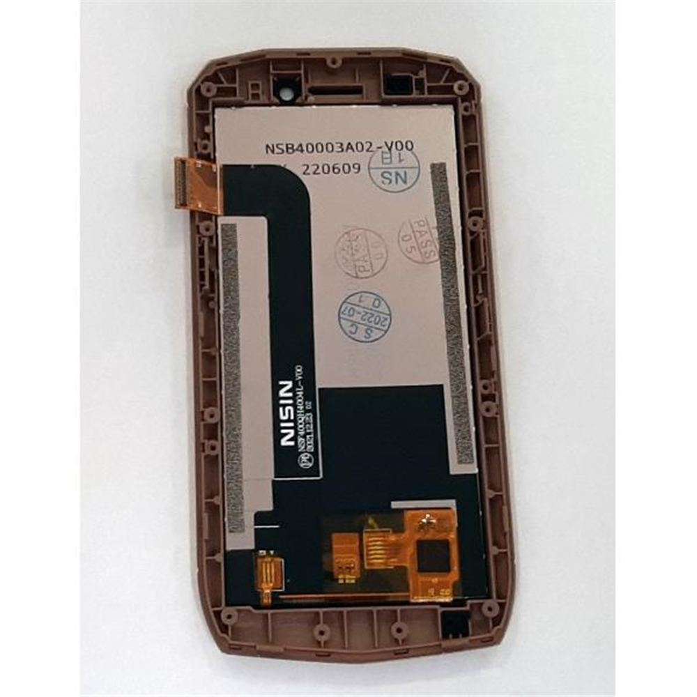 Pantalla lcd para Cubot Pocket mas tactil negro mas marco dorado calidad premium