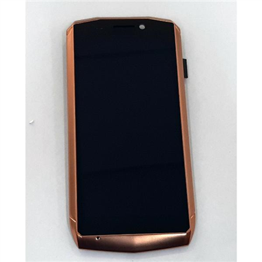 Pantalla lcd para Cubot Pocket mas tactil negro mas marco dorado calidad premium