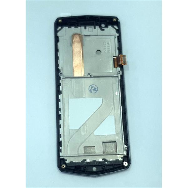 Pantalla LCD mas tactil negro para Cubot Pocket 3 mas marco azul calidad premium