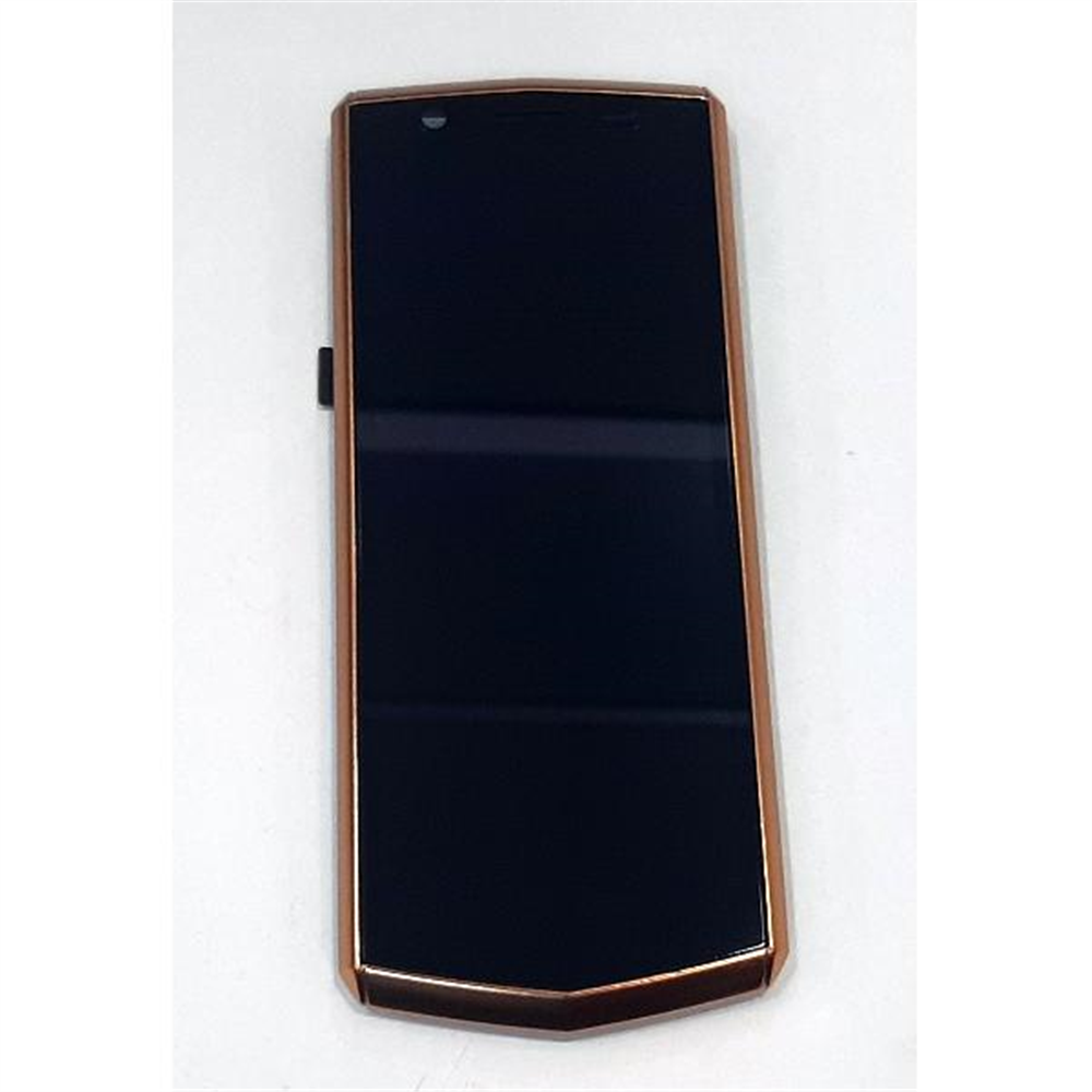 Pantalla LCD mas tactil negro para Cubot Pocket 3 mas marco dorado calidad premium