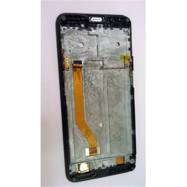 Pantalla LCD mas tactil negro mas marco naranja para Cubot Quest Calidad Premium