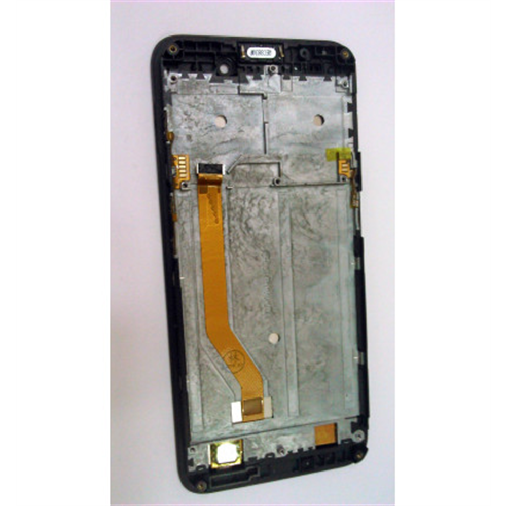 Pantalla LCD mas tactil negro mas marco naranja para Cubot Quest Calidad Premium