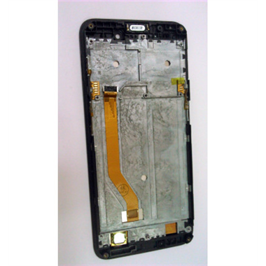 Pantalla LCD mas tactil negro mas marco naranja para Cubot Quest Calidad Premium