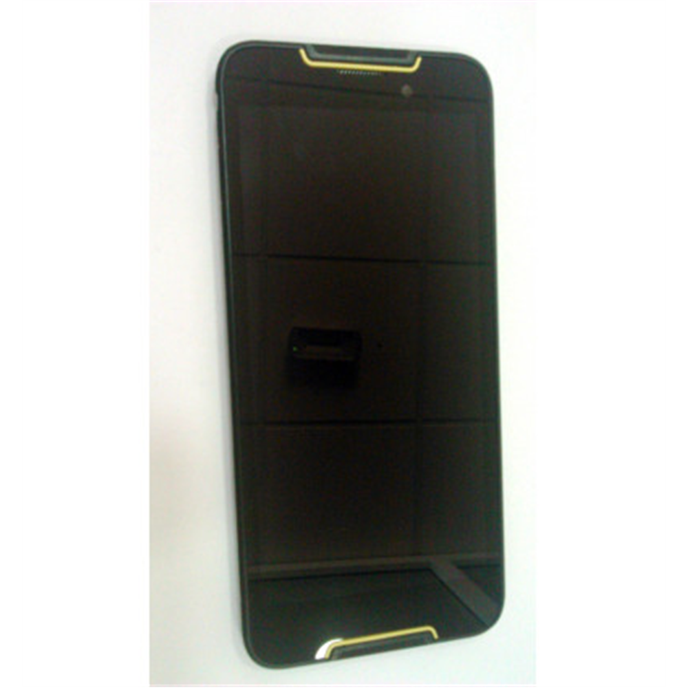 Pantalla LCD mas tactil negro mas marco naranja para Cubot Quest Calidad Premium