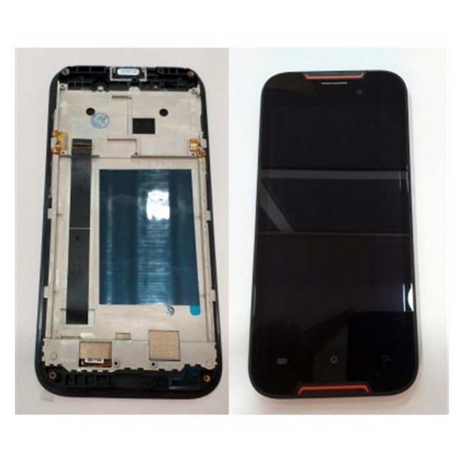 Pantalla lcd para Cubot Quest Lite 2019 mas tactil negro mas marco rojo