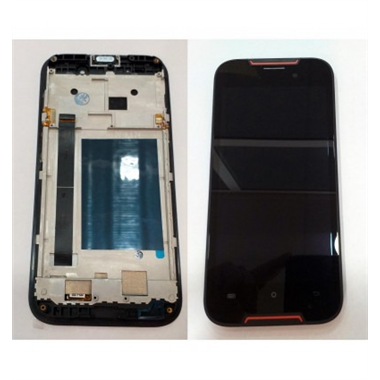 Pantalla lcd para Cubot Quest Lite 2019 mas tactil negro mas marco rojo
