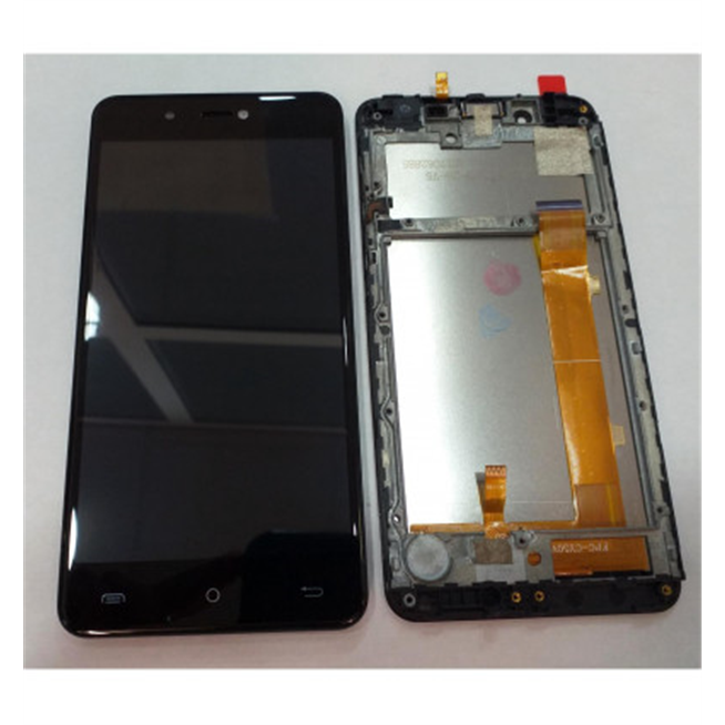 Cubot R9 pantalla lcd + tactil negro + marco negro